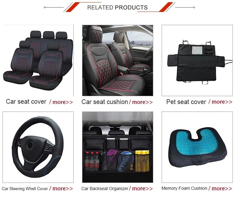 High Quality 3D Four Season Fashion Universal PU Leather Seat Cover for Car Seat Protector