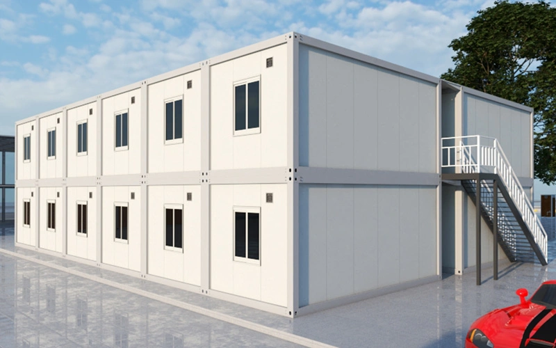 Two Storey Steel Frame Modular House/Home Prefabricated Mobile Container