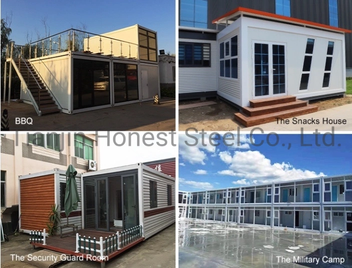 Hot Sale Shipping Container Home Luxury Steel Hurricane Proof Prefab Homes Prefab Flat Pack Home