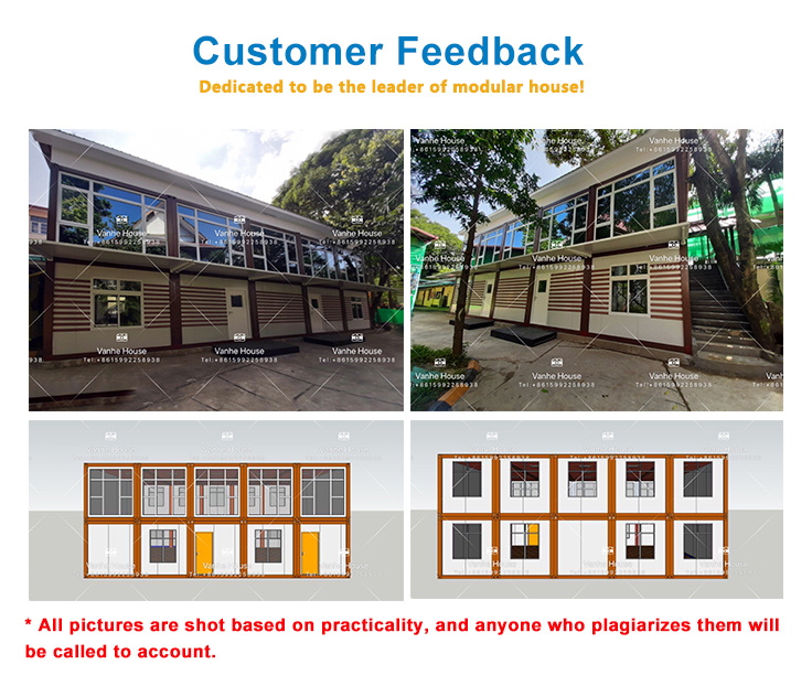 Modern Living 20FT/40FT Prefabricated House Office Modular Mobile Sandwich Panel Home Modular Luxury Container Houses