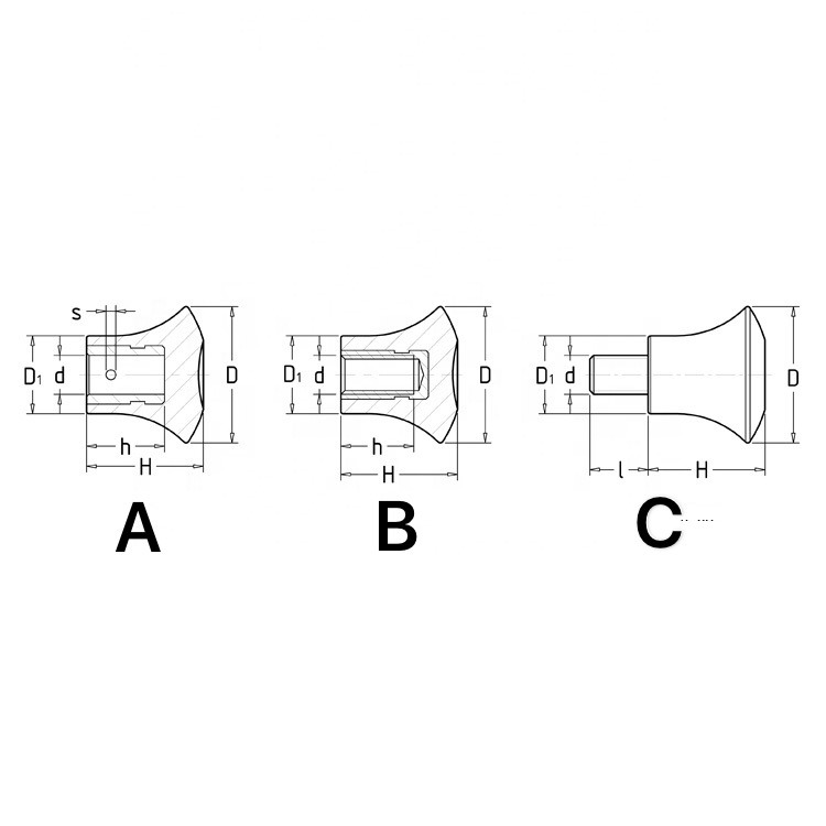 Hot Sale Hebei M6 Plastic Door Knob Phenolic Knob