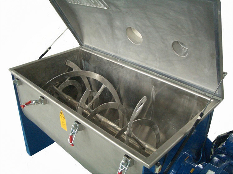Factory Price Horizontal Double Helical Ribbon Powder Horizontal Blender Mixer Industry Cement Mixer