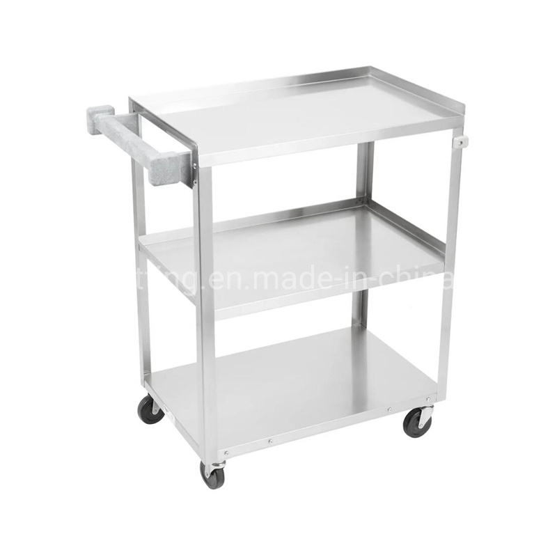 Crash Cart Trolley Stainless Steel, Ss Drug Trolley, Stretcher Trolley and Instrument Trolley