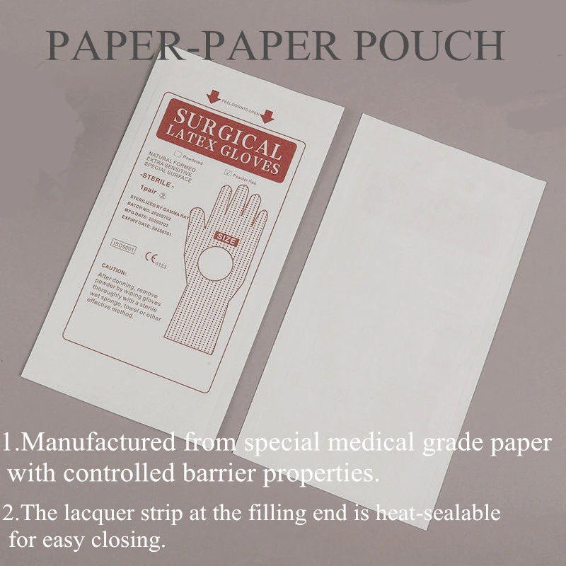 Best Quality Dental Clinic Use Autoclave Sterilization Paper Bags with Steam Indicator