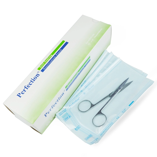 Medical Disposable Dental Sterilization Heat-Sealing Flat Pouch Rolls /Gusseted Reels