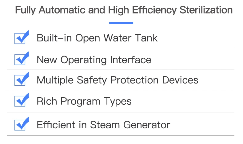 Pressure Steam Sterilization Equipment Dental Use Autoclave Steam Sterilizer Price