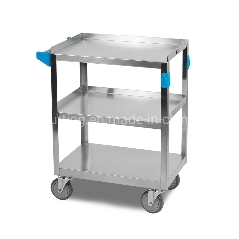 Crash Cart Trolley Stainless Steel, Ss Drug Trolley, Stretcher Trolley and Instrument Trolley