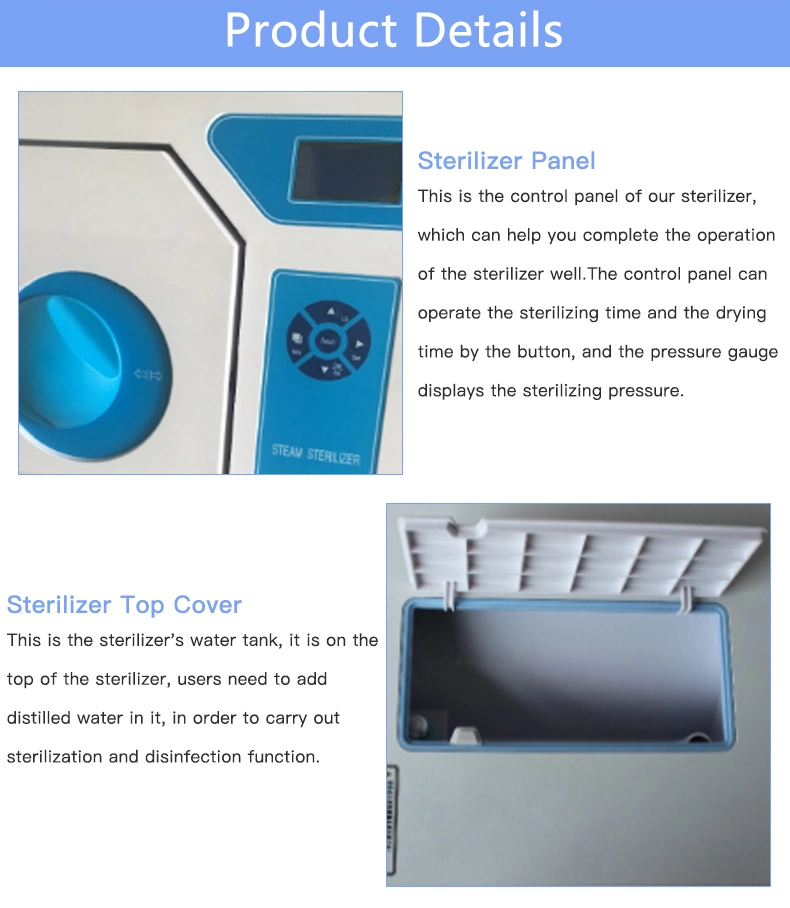 Pressure Steam Sterilization Equipment Dental Use Autoclave Steam Sterilizer Price