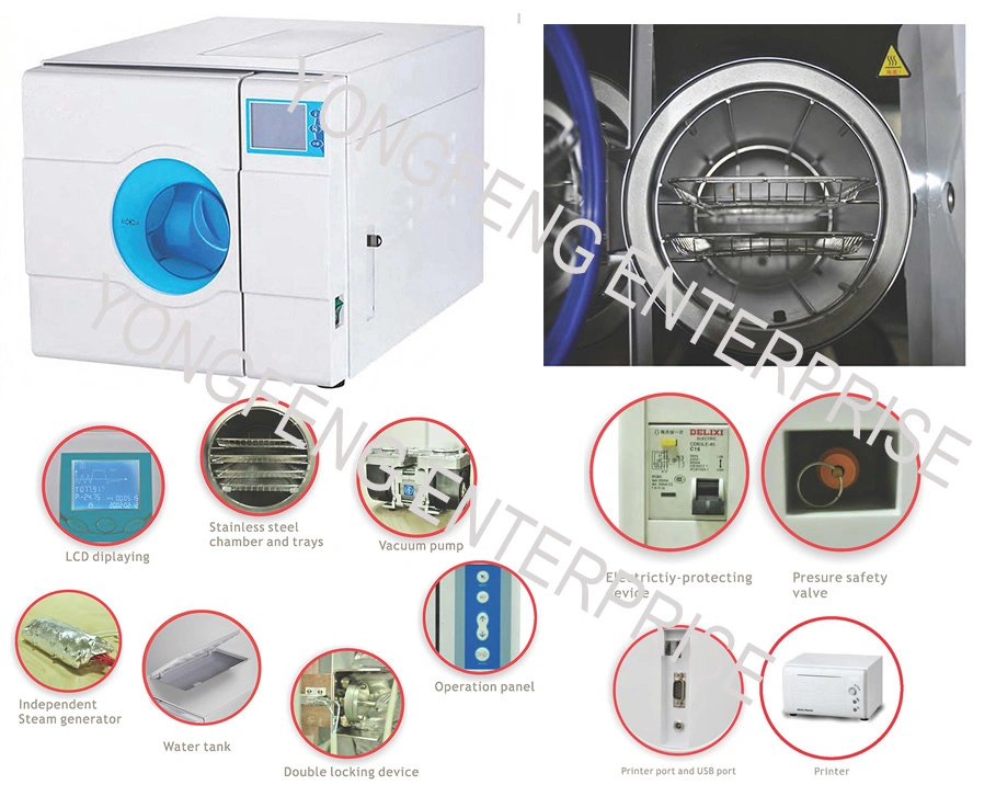 Class B Mini Benchtop Automatic Dental Autoclave Steam Sterilizer