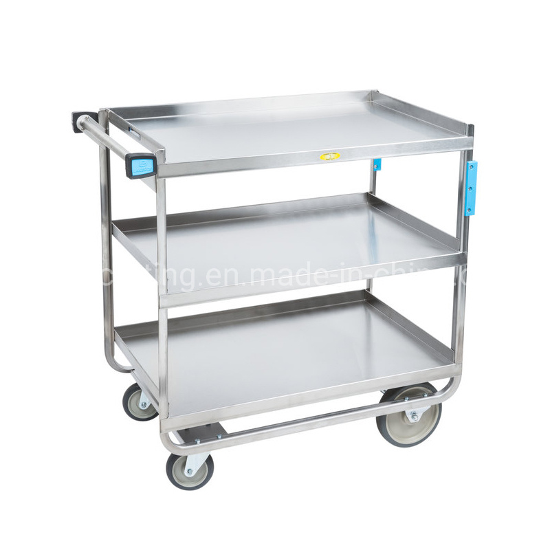 Crash Cart Trolley Stainless Steel, Ss Drug Trolley, Stretcher Trolley and Instrument Trolley