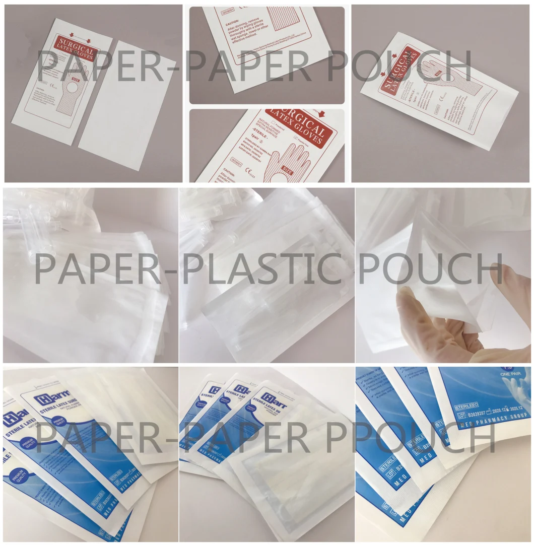 Best Quality Dental Clinic Use Autoclave Sterilization Paper Bags with Steam Indicator