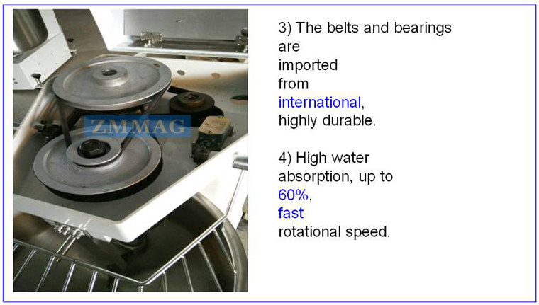 Best Selling Double-Speed Dough Spiral Mixer Italy Prices for Sale (ZMH-100)
