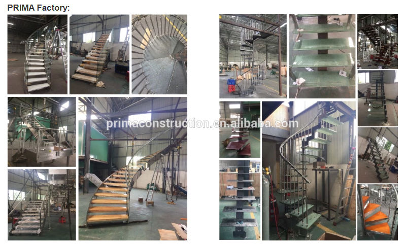 Hotel Stairs Timber Wood Stairs Modern Steel Glass Curved Stair Staircase