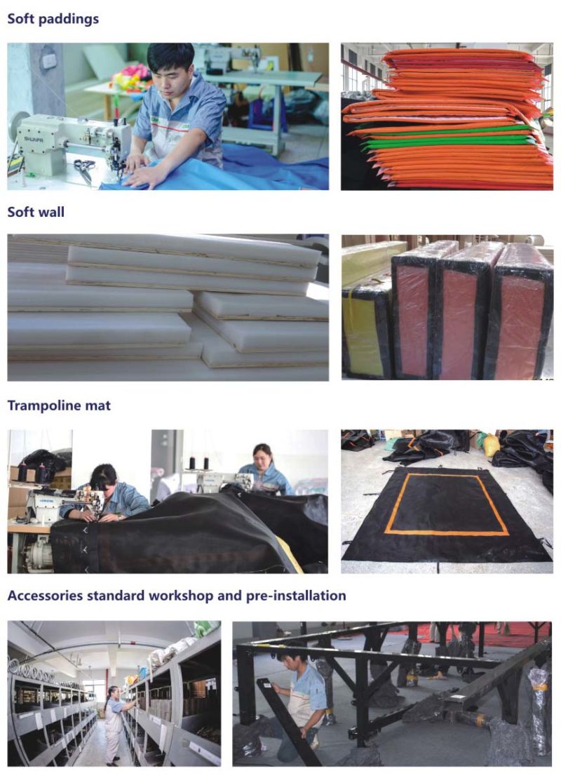 China Manufacturers Indoor Trampoline, Factory Indoor Trampoline Area