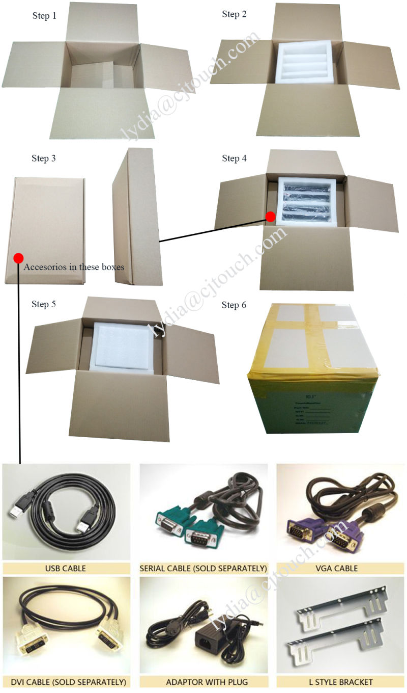 Cjtouch 10 Inch Touch Screen Monitor 10inch Pcap Small Touch Screen Monitor