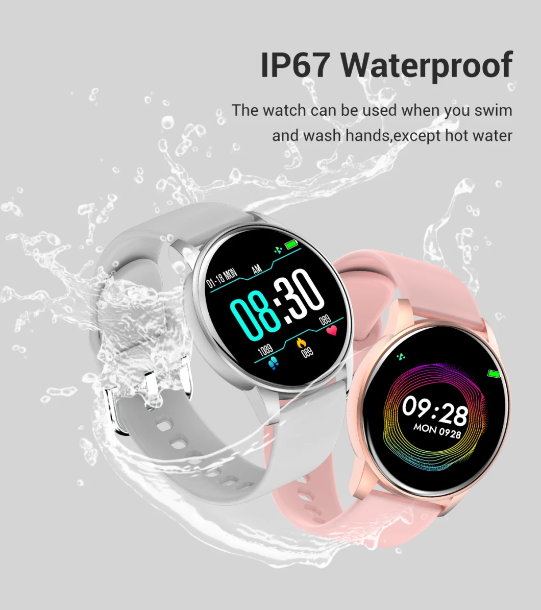 IPS Round Screen Full Touch Android Smart Watch Sleep Monitor Digital Bluetooth 4.0 Smart Watch W17