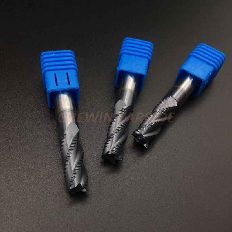 Gw Carbide - HRC45 CNC Machines Tools Carbide 4 Flute Rough End Mill for Milling Cutter with High Quality
