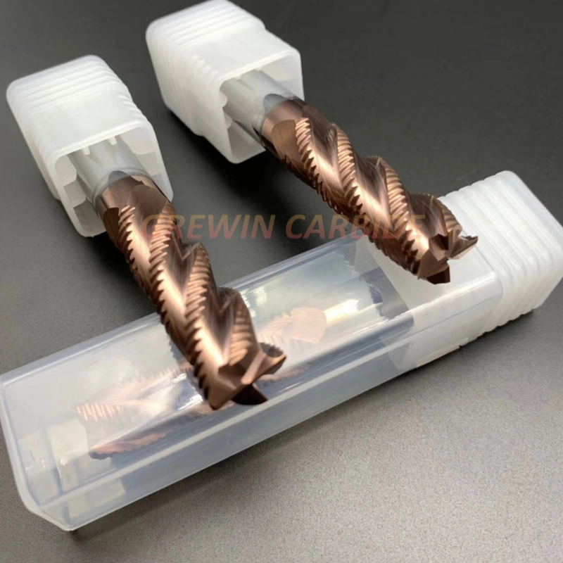 Gw Carbide - Tungsten Carbide Roughing End Mill with Tisin Coating