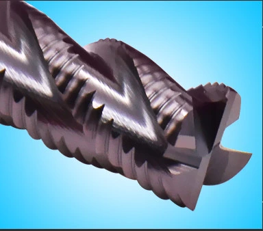 Gw Carbide - Solid Carbide Hard Metal 3 Flute Roughing End Mill, CNC Roughing Milling Cutter