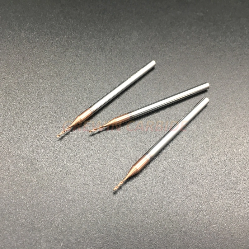 Gw Carbide - Tungsten Carbide Cooper Coated Micro Drills, Drill Bit for Steel, Brass, Bronze