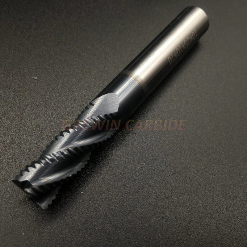 Gw Carbide - Tungsten Carbide Roughing End Mill with Tisin Coating