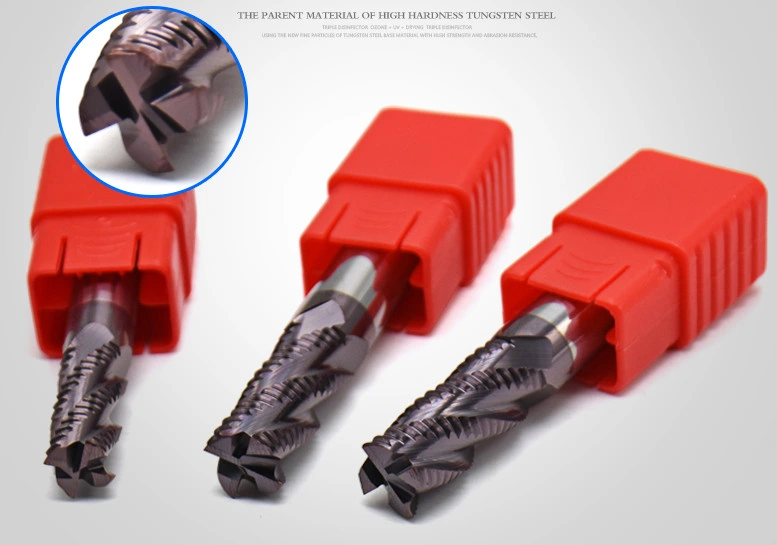 Gw Carbide - Tungsten Carbide Roughing End Mill with Tisin Coating
