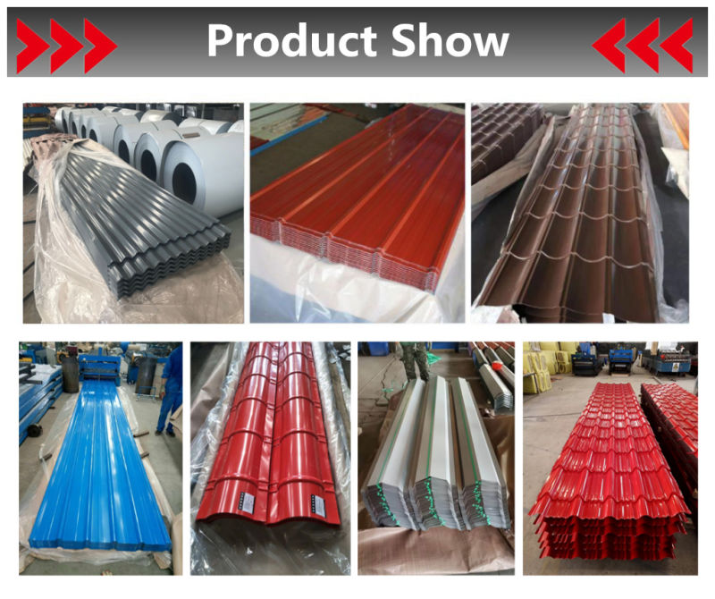 Color Coated Corrugated Roof Iron Galvanized Metal Roofing Sheet