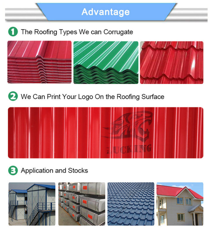 Prepainted Galvanized Iron Corrugated Zinc Roofing Steel Sheet