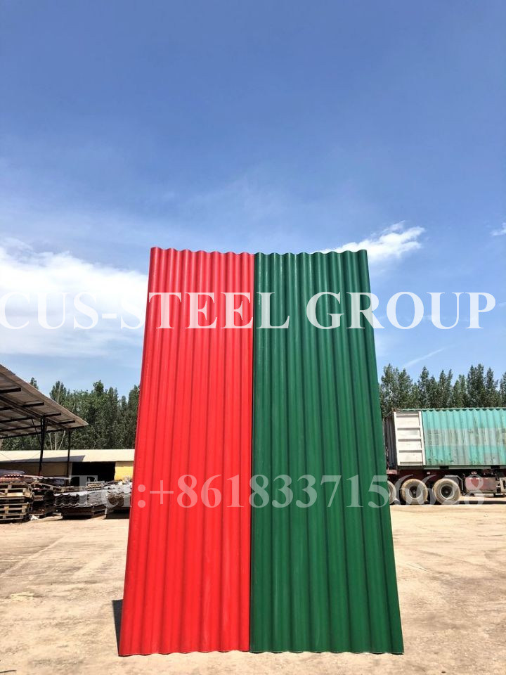 Prepainted Galvanized Roofing Plate PPGI Corrugated Steel Sheet From Shandong