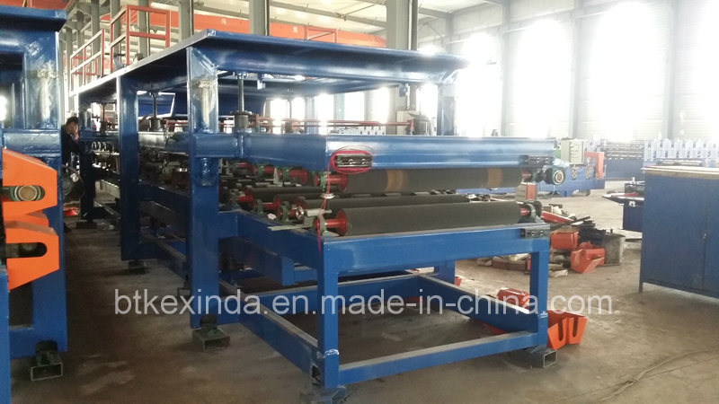 Kexinda Galvanized Sheet EPS and Rock Wool Sandwich Panel Roll Forming Machine