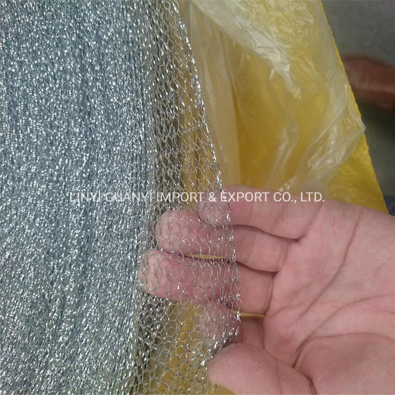 Galvanised Galvanized Metal Mesh Pot Cleaner Scourer Ball