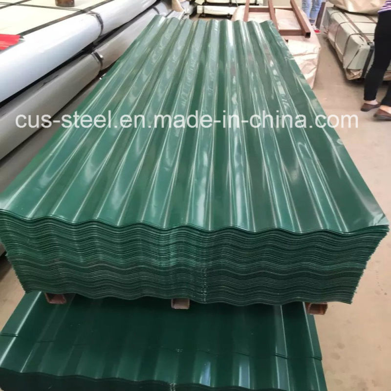 Color Coated Galvanized Steel Plate/Prepainted Corrugated Iron Roof Plate