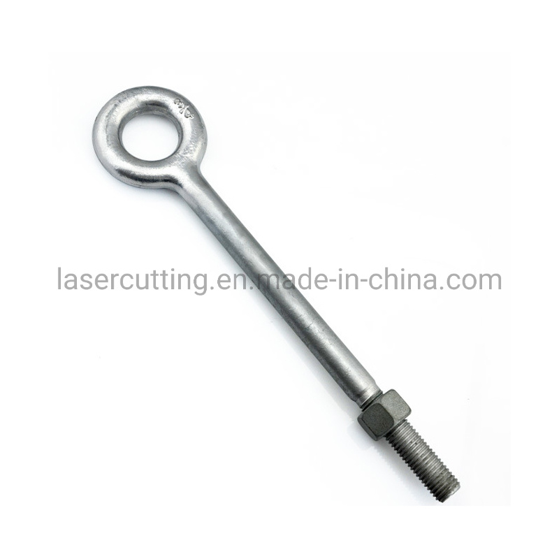 Hot DIP Galvanized Carbon Steel Forged Regular Nut Eye Bolt