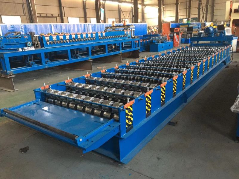 1080mm Trapezoidal Sheet Roof Metal Sheet Roll Forming Machine