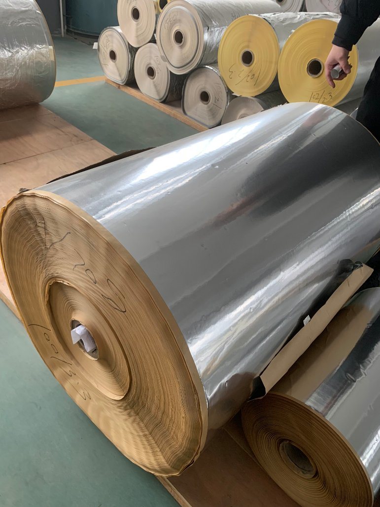 Waterproof Aluminum Foil Tape High Temperature Resistant Aluminum Foil Tape Pipe Insulation Aluminum Foil Tape