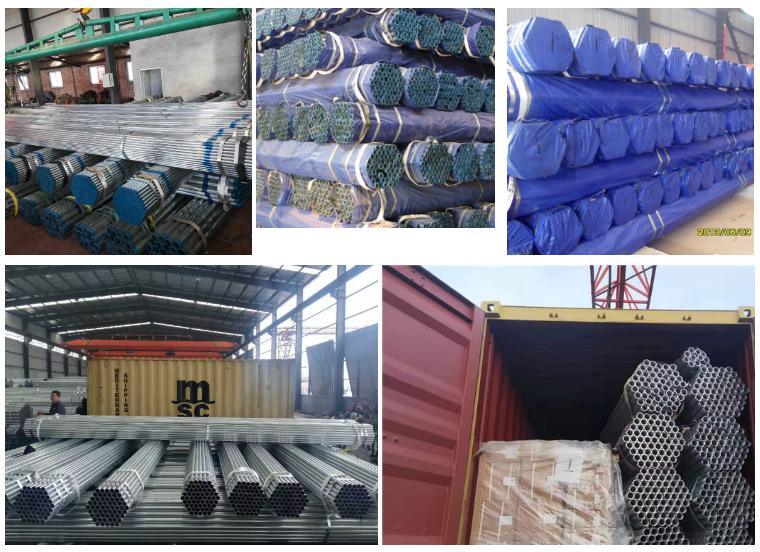 Pre Galvanized Steel Pipe Galvanised Tube Pre Galvanized Round Steel Pipe