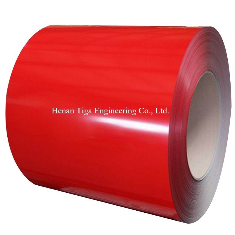 PVC Film Color Coated PPGI Prepainted Galvanized Steel Roll