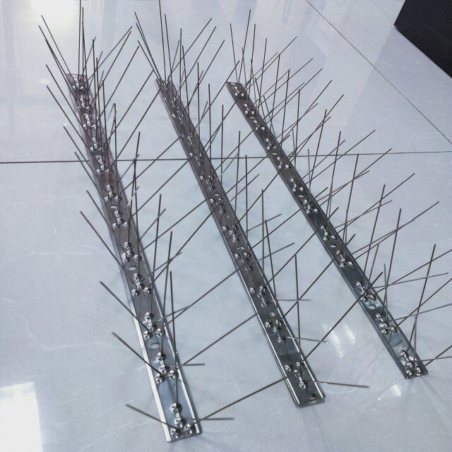 Custom Durable Galvanised Metal Anti Bird Spikes/ Metal Basic Galvanised Metal Bird Control Spike Roost Modification