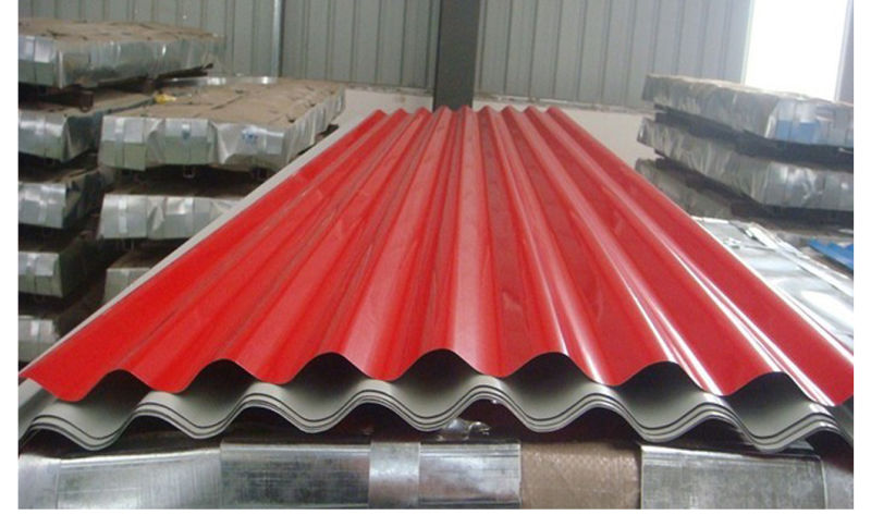 Prepainted Corrugated Metal Roof Sheet Galvanized Color Coated Roofing Sheet