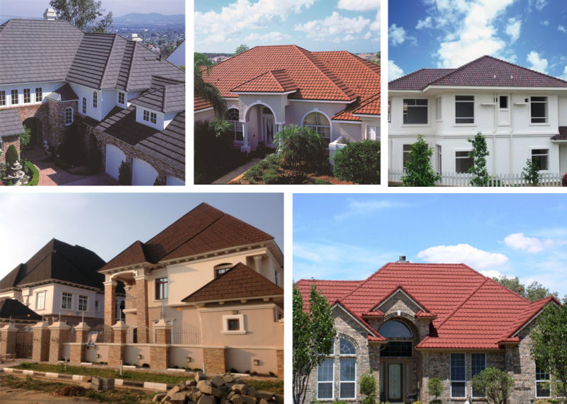 Shingle Roof Sheet Metal Stone Roof Tile