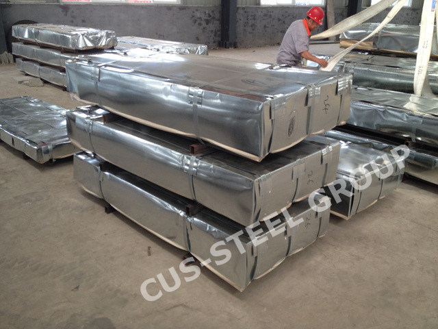 Water Wave Zink-Coated Steel Panels/Galvanized Corrugated Metal Roof Sheets