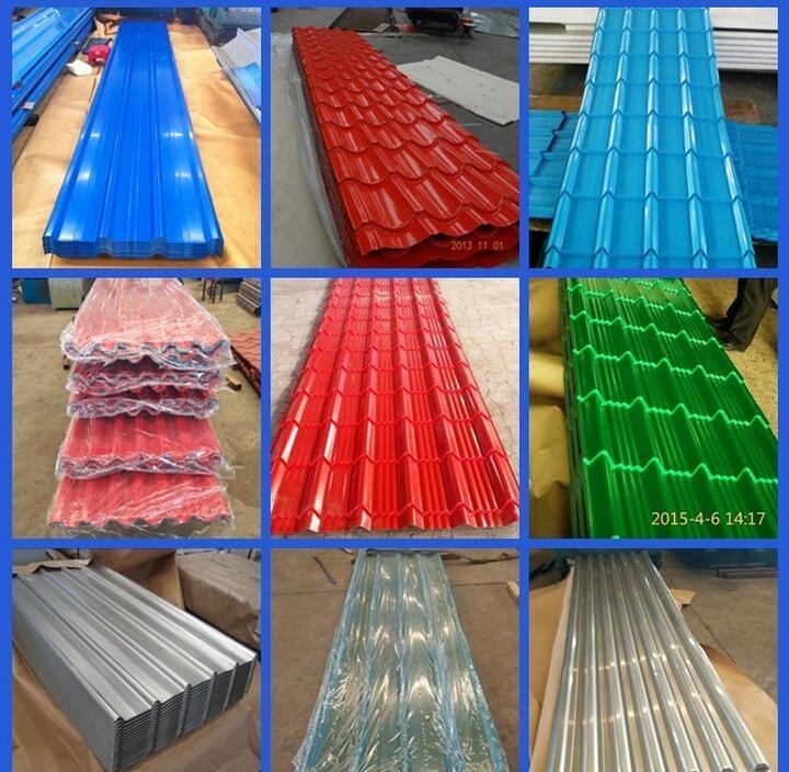 26 Gauge Color Coated Trapezoidal Roofing Sheet/PPGI Steel Sheet