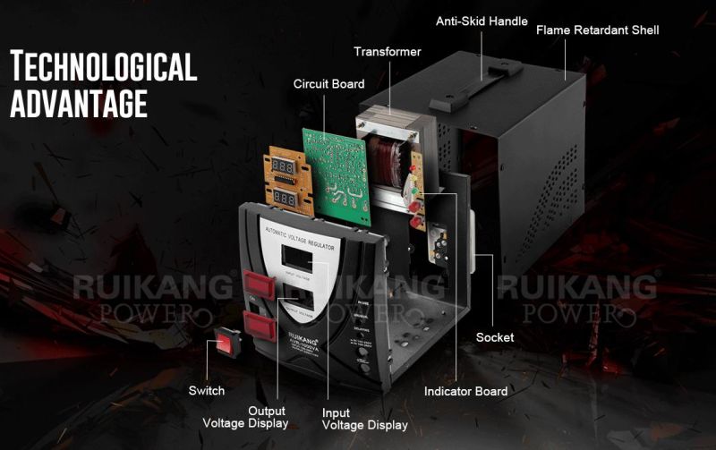 Silicon Steel Sheet Transformer 500-5000va 220V Voltage Stabilizer