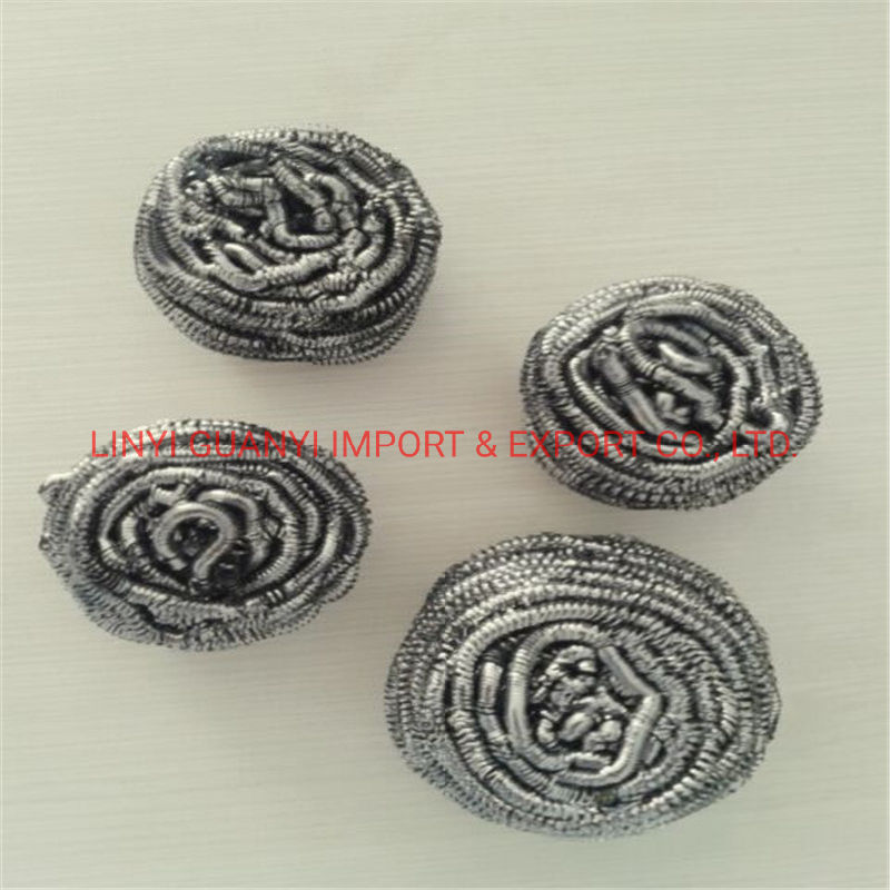 Galvanized Iron Mesh Scourer Scrubber Iron Sponge in Kitchen Cleaner