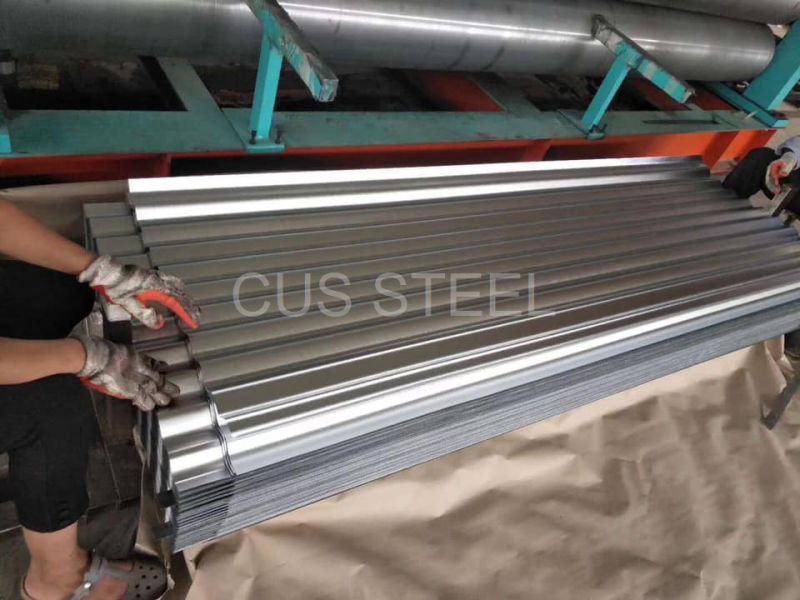 Corrugated White Zinc Roofing Sheet/Water Wavy Galvanized Steel Plate