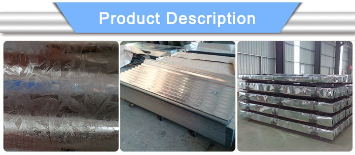 Galvanized Corrugated Zinc Roof Metal Steel Roofing Sheet