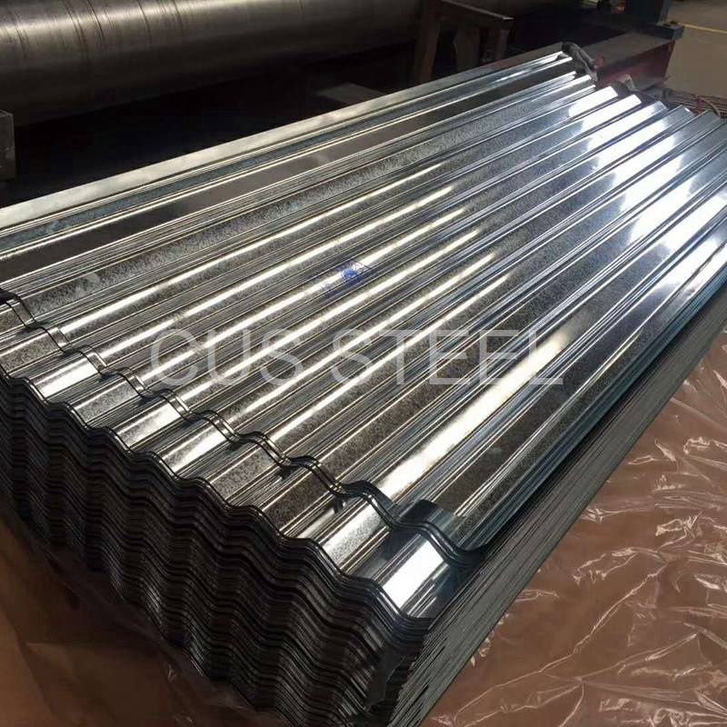 Corrugated White Zinc Roofing Sheet/Water Wavy Galvanized Steel Plate