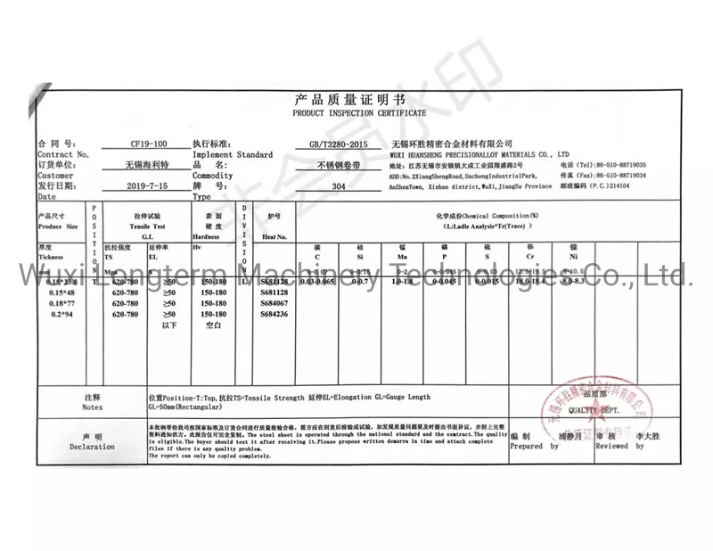 Best Selling Stainless Coil, Stainless Steel Strip Made in China