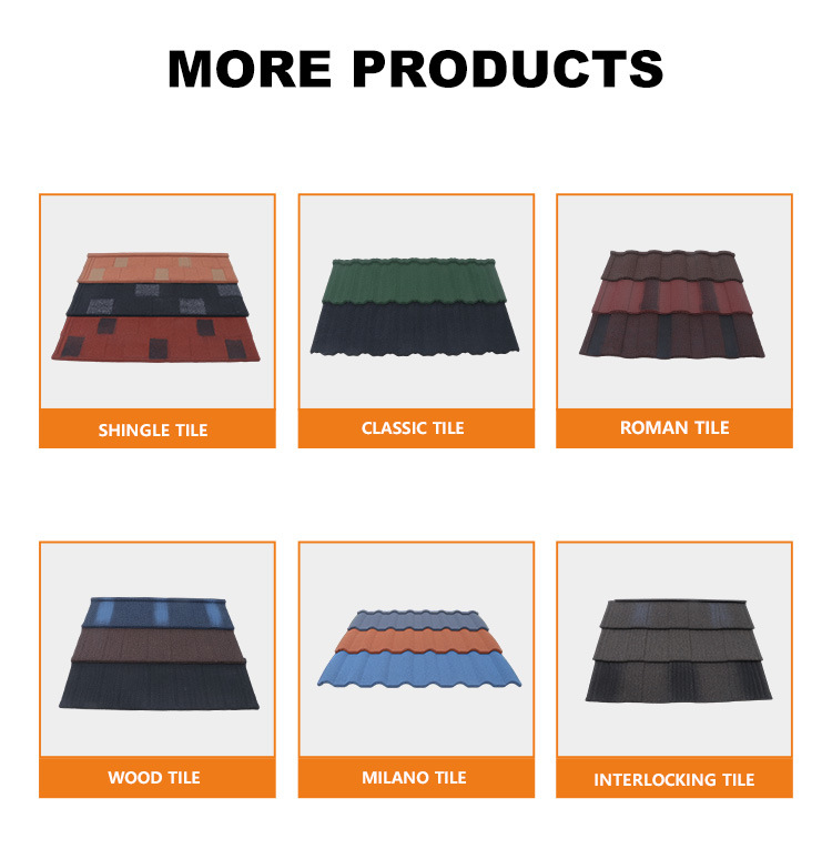 Fireproof Roofing Sheet Metal Roof Tiles