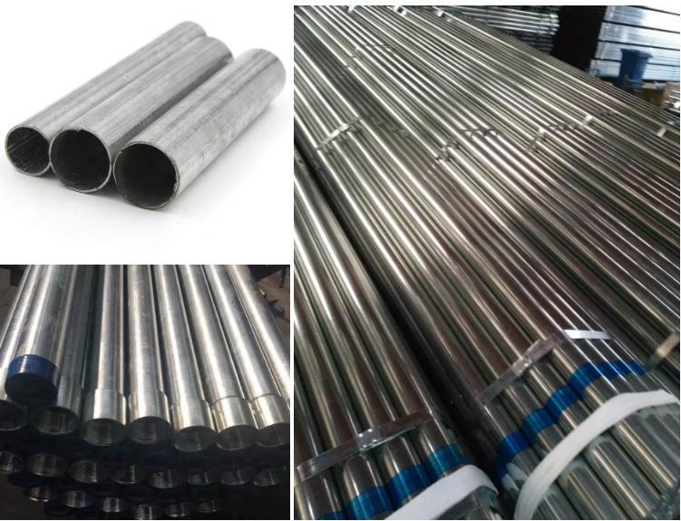 Pre Galvanized Steel Pipe Galvanised Tube Pre Galvanized Round Steel Pipe